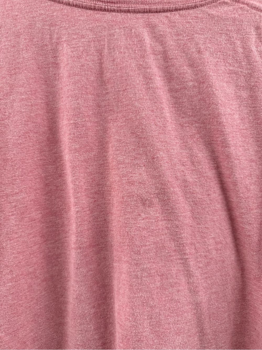 Light Pink V-Neck T-Shirt Men's XL 100% Cotton - Picture 8 of 8